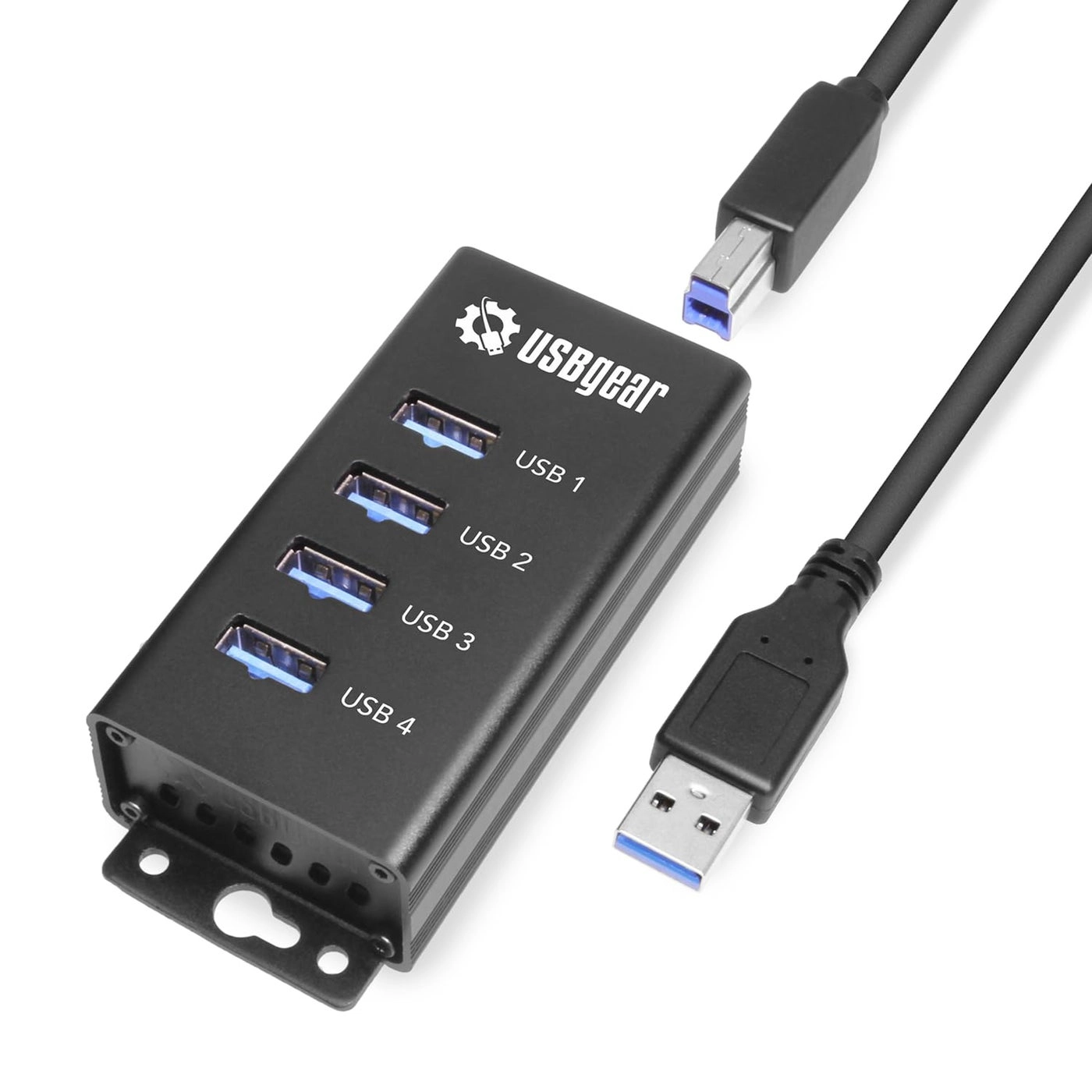 USBGear 4-Port USB 3.2 Gen 1 Hub