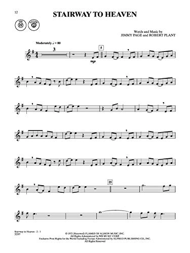 Easy Rock Instrumental Solos - Alto Saxophone