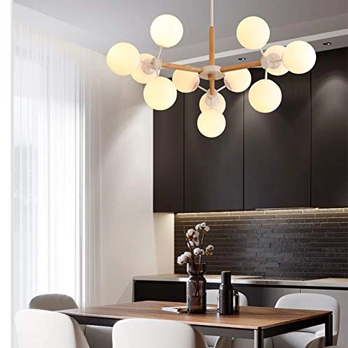 Creative Magic Bean Molecule Chandelier