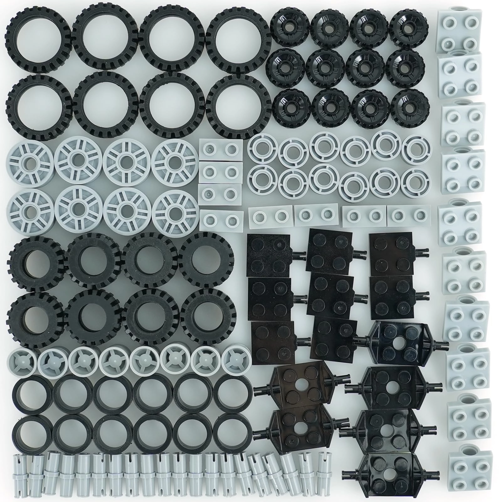 BroTex Wheels and axles - 120 pieces