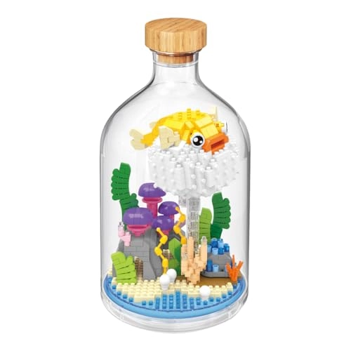 Fuwraixis Puffer Fish Microparticle Building Block - Puffer Fish 779 pcs