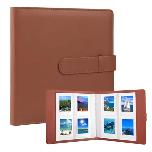 2x3" 256 Pockets PU Leather Photo Album