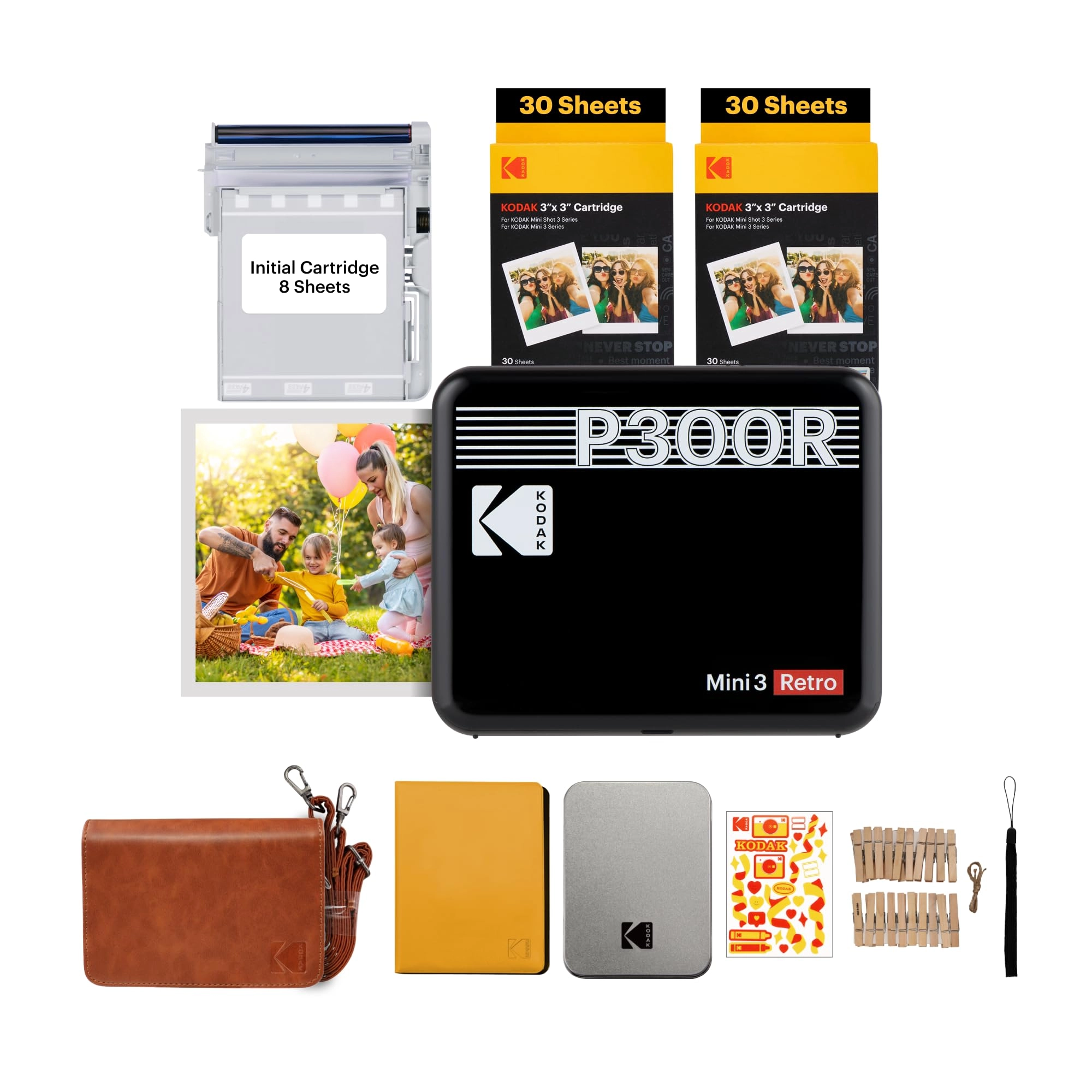 Kodak Mini 3 Retro - Portable Bluetooth 4PASS Technology