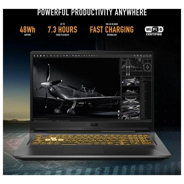 TUF Gaming F17 I7-11800H - 17.3'' Core i7-11800H 16GB 512GB SSD