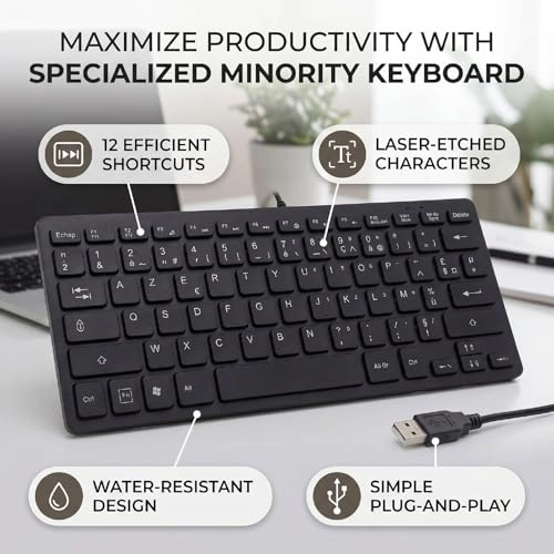 Minority Language Keyboard - FR Wired