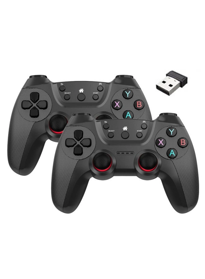 Android TV Computer 2.4g Wireless Game Controller Dualshock Doubles Battle Grey