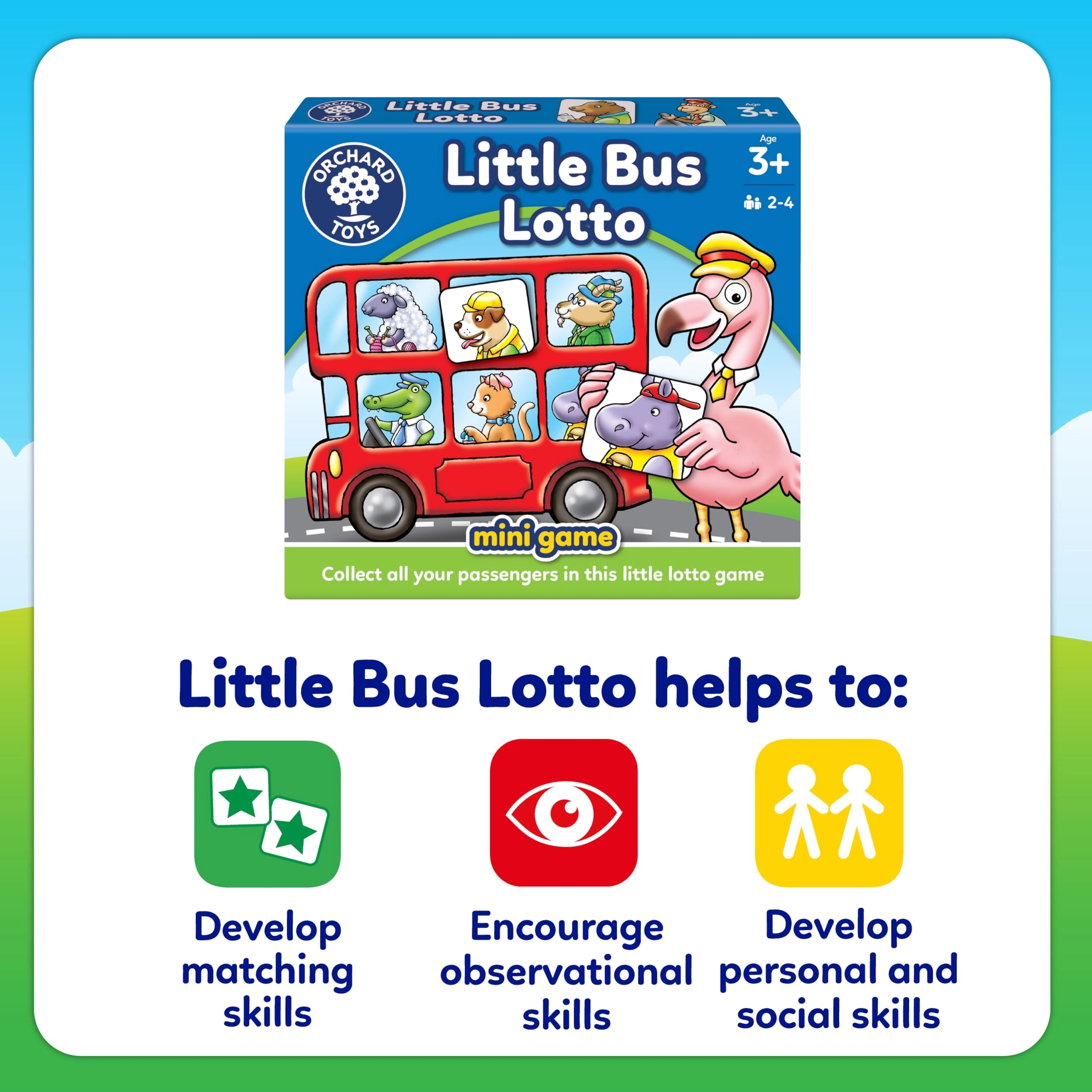 Little Bus Lotto - Suitable for 3-6 years