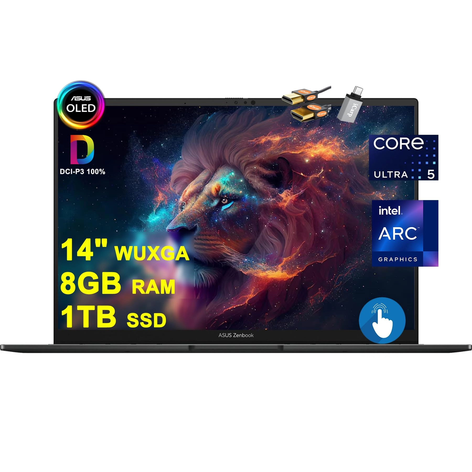 Zenbook 14 OLED Ultra 5 125H - 14'' 14-core Ultra 5 125H 8GB DDR5 1TB SSD