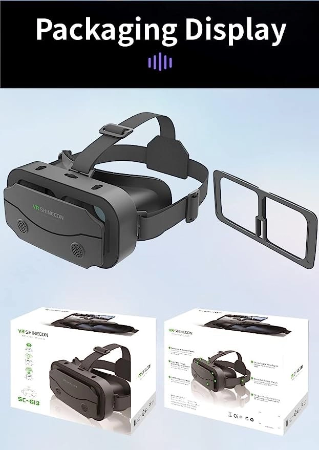 VR Glasses - Remote Control 3D 5.0-7.2 Inch