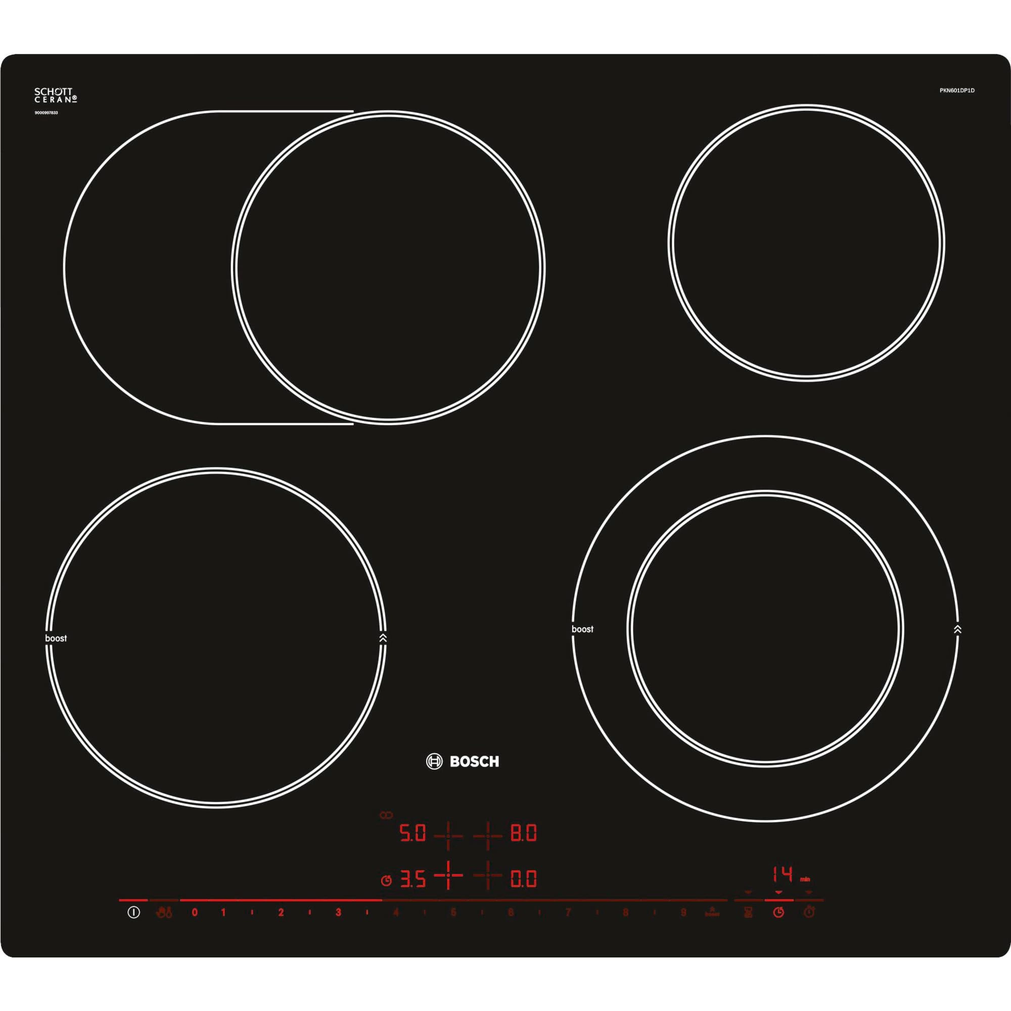Bosch PKN601DP1D Electric hob