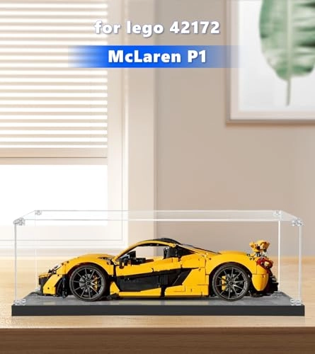 Lego Technic Acrylic display case - for McLaren P1 42172 65 x 30 x 20 cm