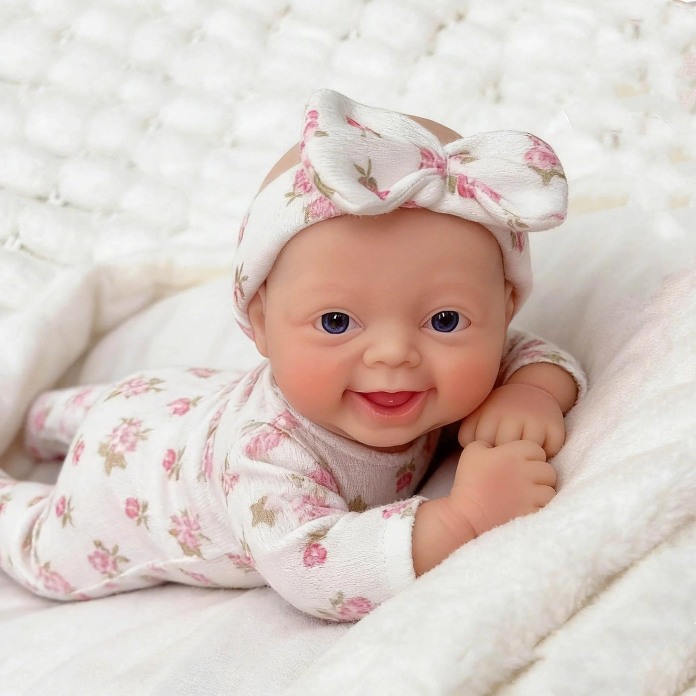 Mire & Mire Reborn Baby Doll - 7 inches Full Silicone Girl