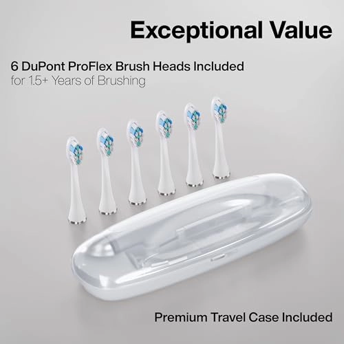 Black Series PRO - UltraWhitening 5 Modes 6 ProFlex Brush Heads