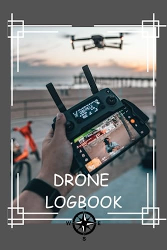 DRONE LOGBOOK 6 X 9 Softcover - Lined 120 Pages