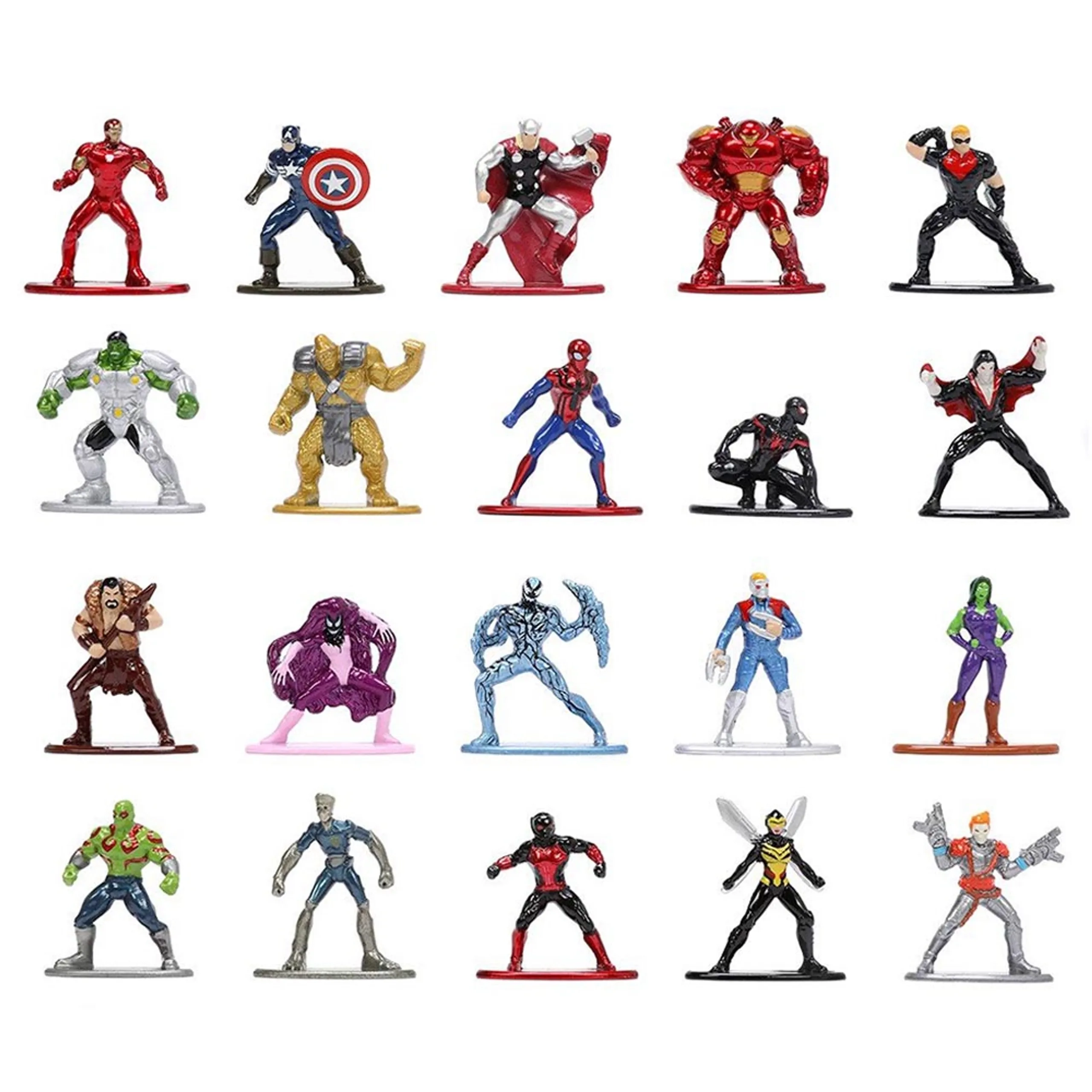 Marvel Nanofigs - Suitable for 3 years & above Pack of 20 (STM-253225018)