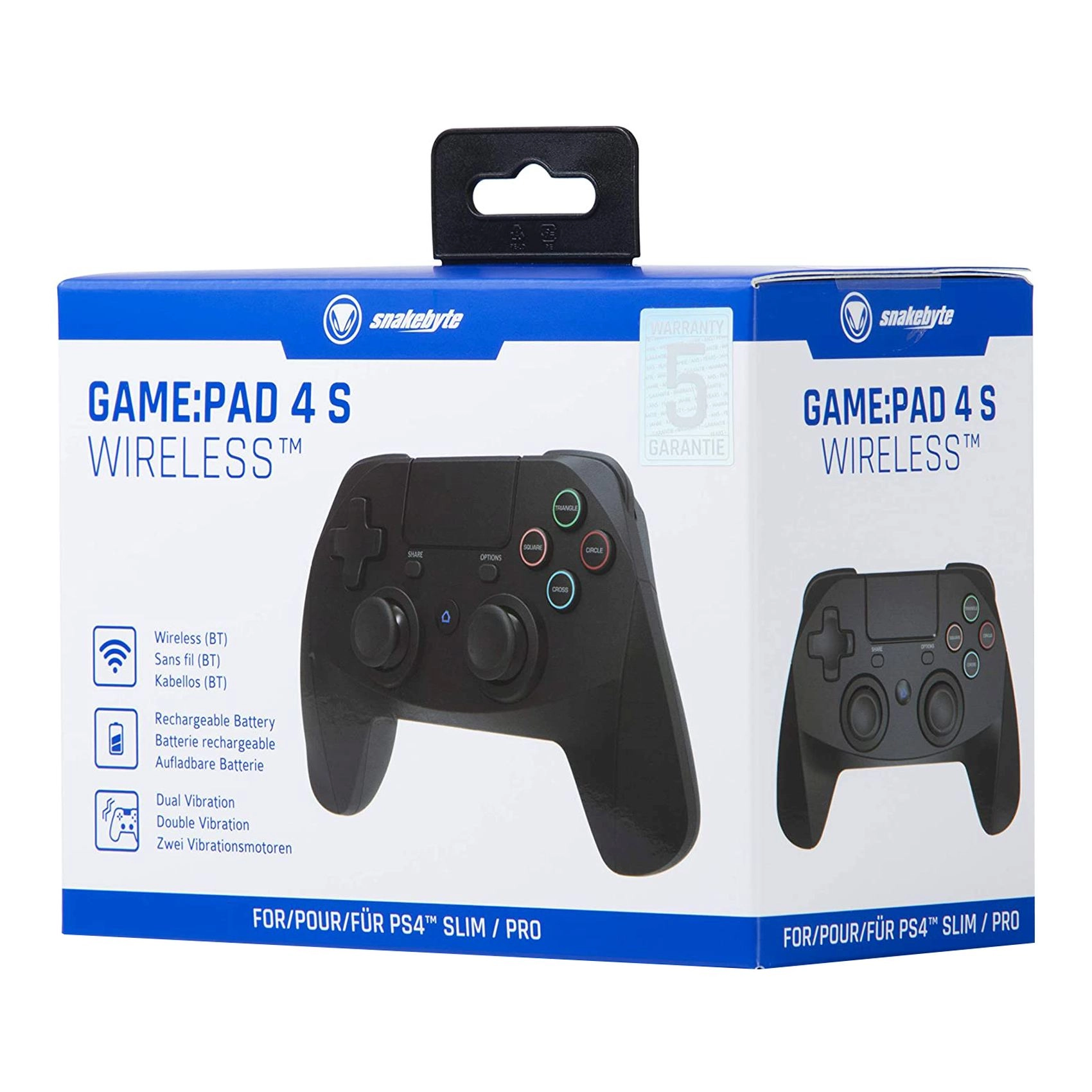 PS4 Gamepad S Wireless Controller (PlayStation 4 / PlayStation 4 Slim / PlayStation 4 Pro)