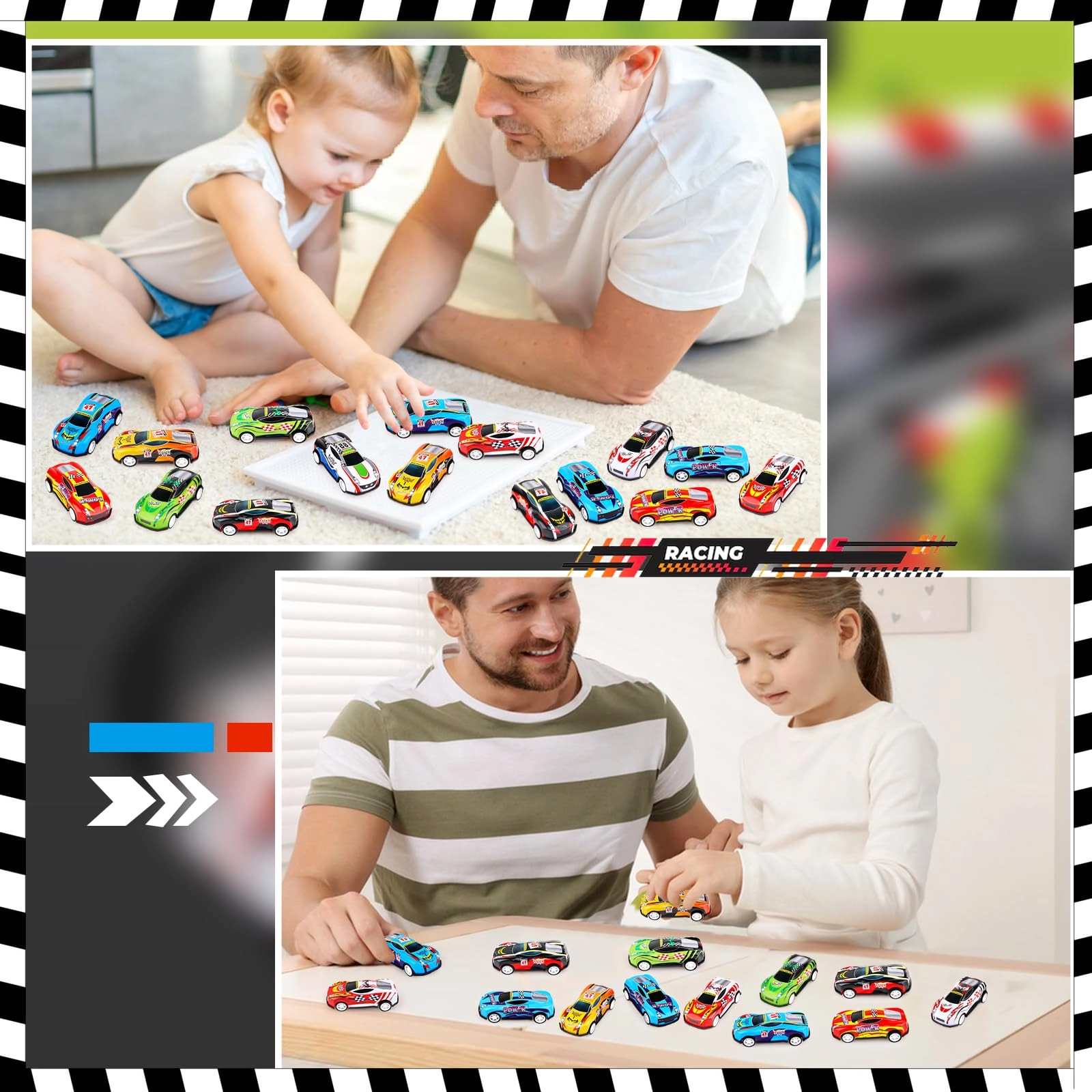 Mini pull back Cars - 28 pcs