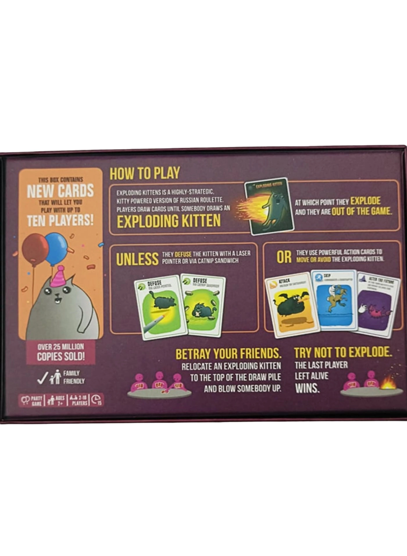 Exploding Kittens: Small Party Pack - Card Game