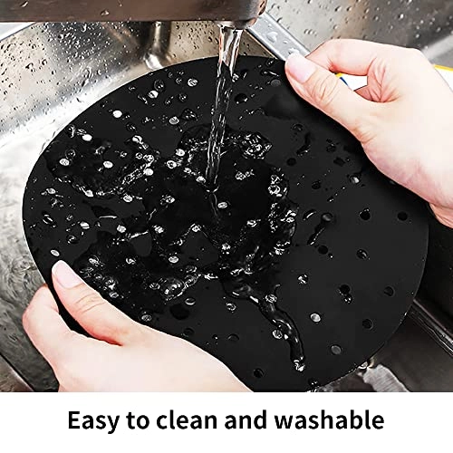 Round Silicone Air Fryer Pads - 2 Pcs