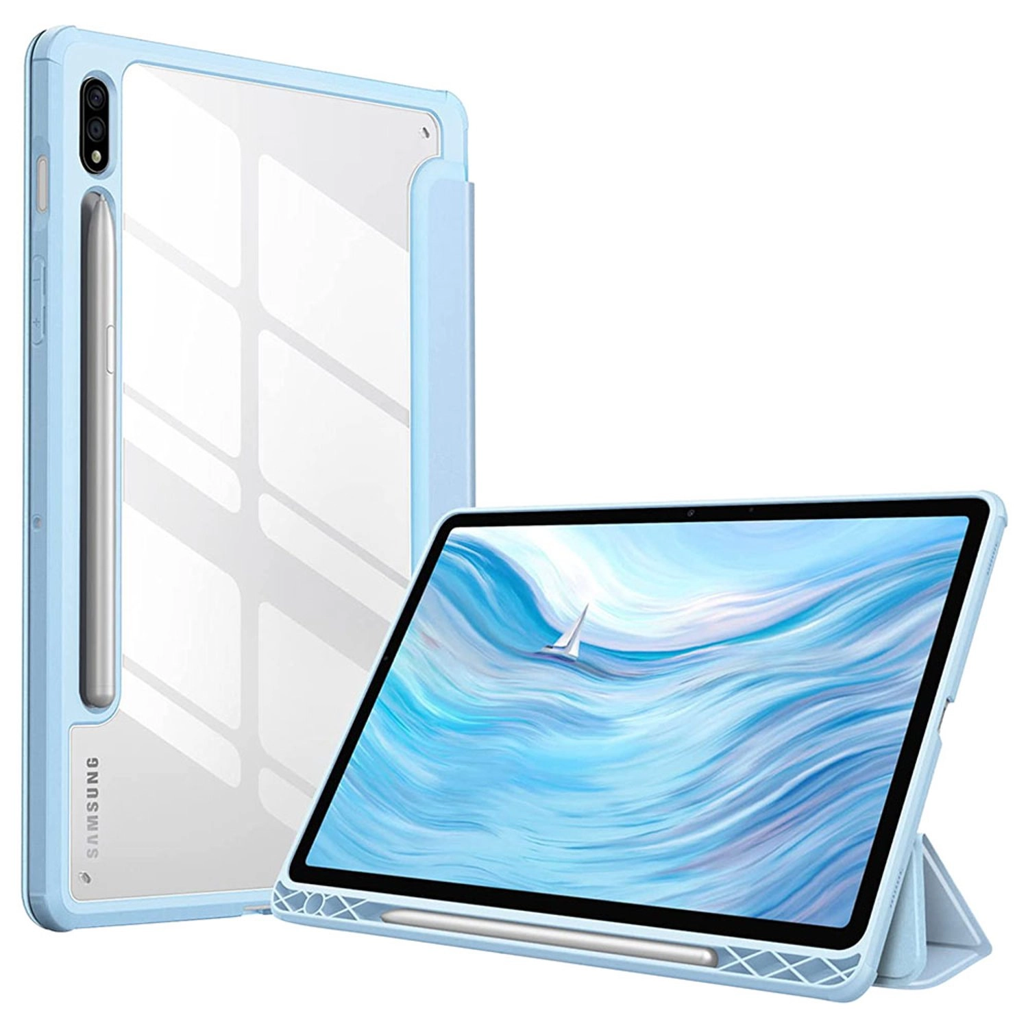 glassology Magnetic Case with Screen Protector for Samsung Galaxy Tab S8 11-inch