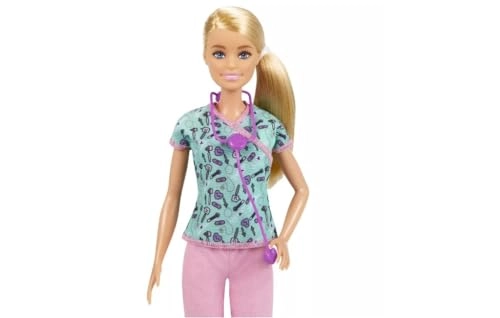 Barbie Nurse - 12-in Plastic Ages 3+