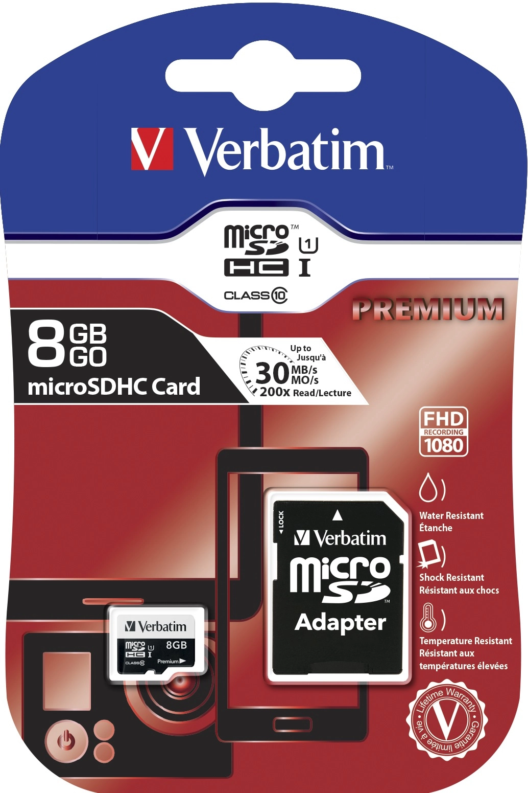 microSDHC Speicherkarte - 8GB