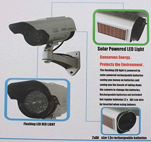 Solar Power Dummy Camera - Outdoor