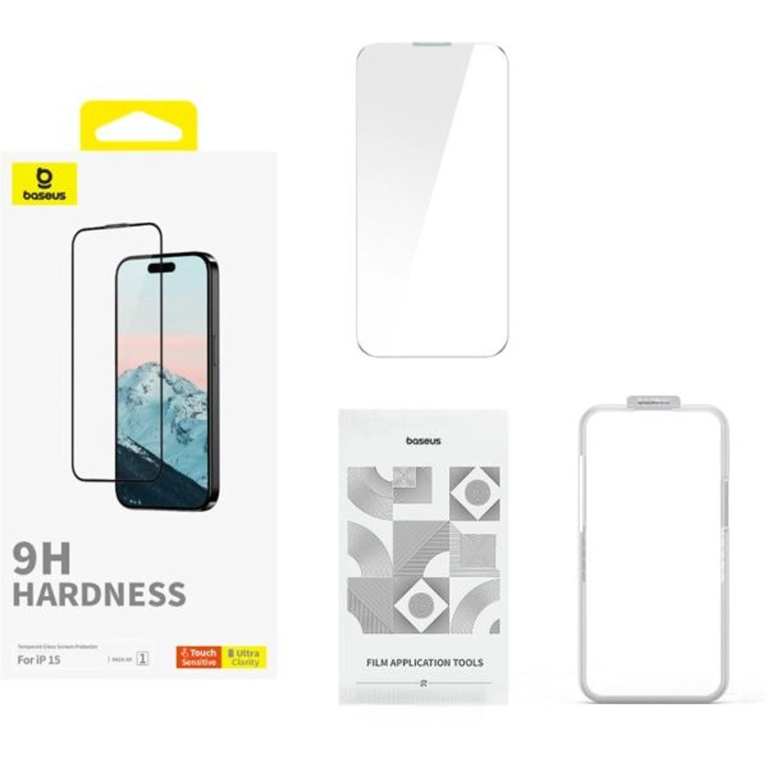 HD Tempered Glass Screen Protector for iPhone 15