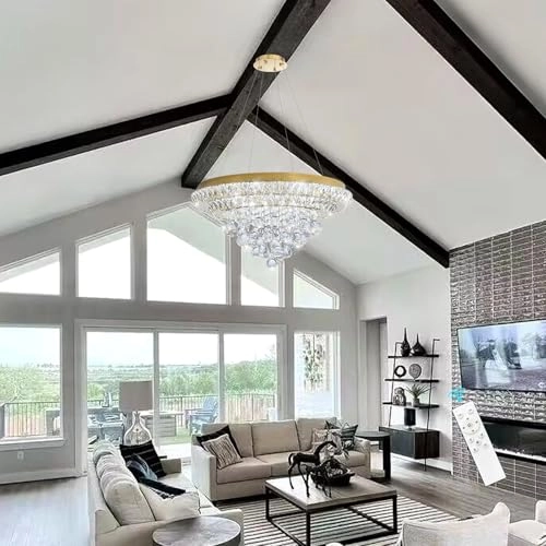 Crystal Chandelier - 2700K 4000K 6000K Dimmable