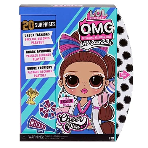 Kicks Babe Sports Fashion Doll - 20 Surprises Collectable Ages 4+