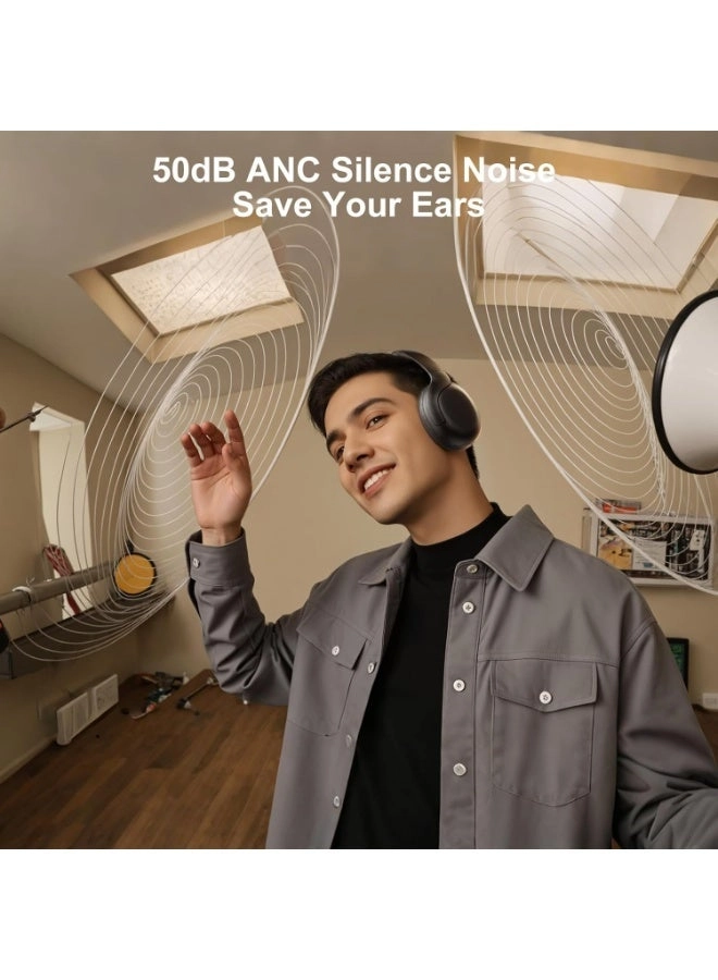 Active Noise Cancelling Headphones Wireless Headphone