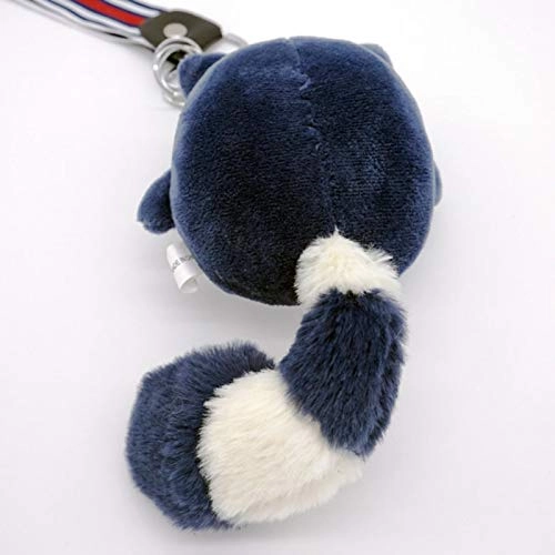 Raccoon Long Tail Plush 20 cm Key Holder