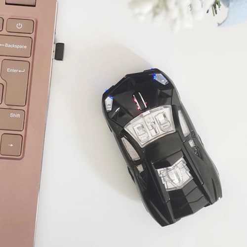 Sport Car Shaped Optical Mouse - Wireless