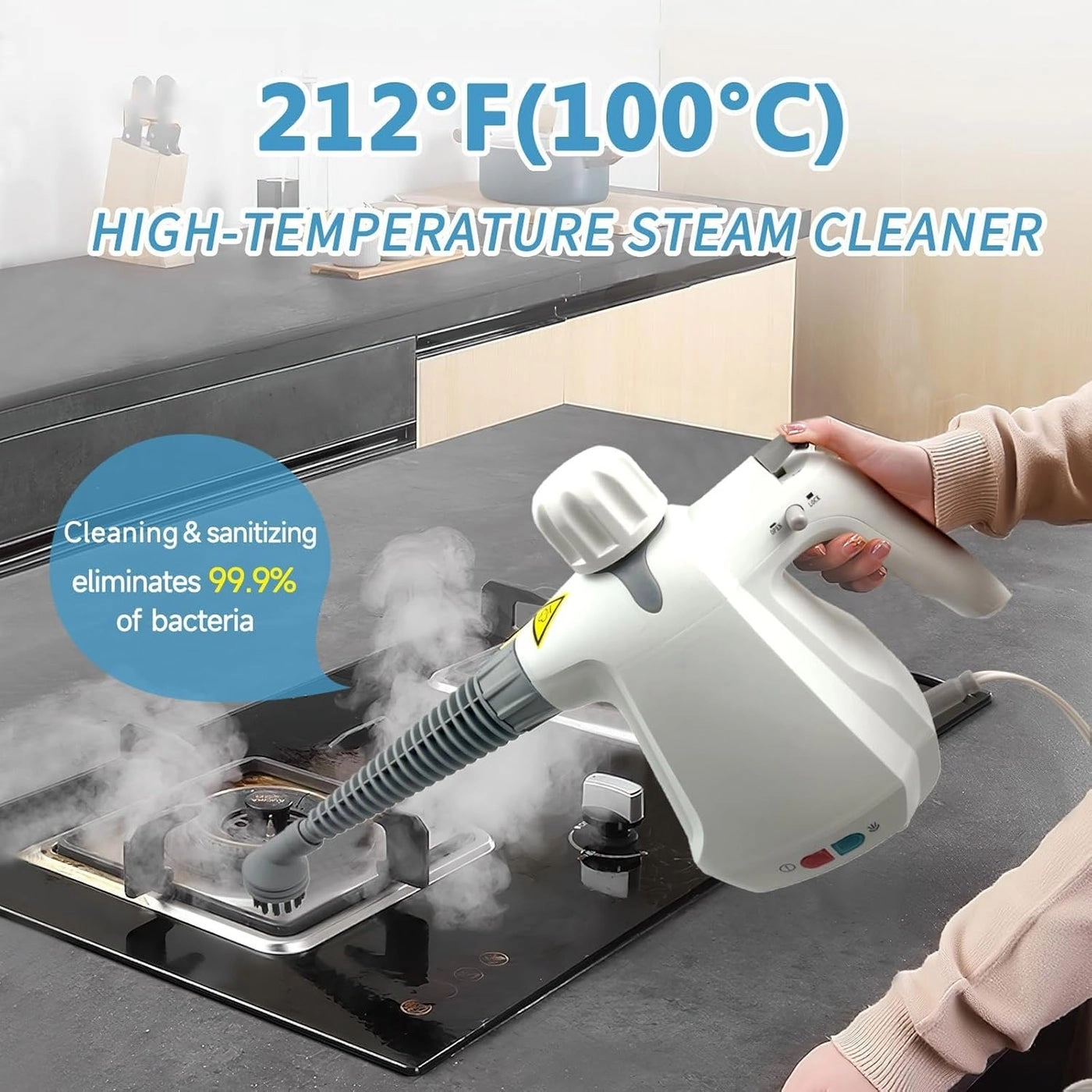High Temperature Steam Cleaner - 1000W Handheld
