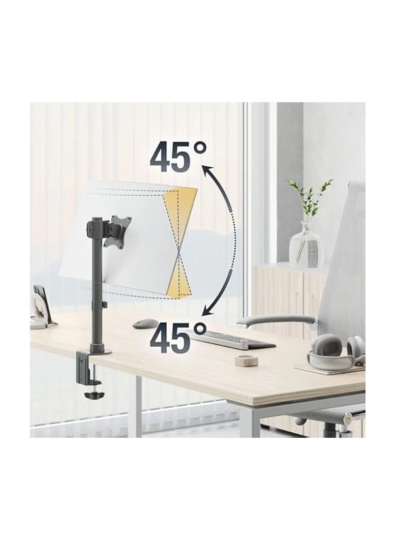 Monitor Mount Arm - Single 20 to 32 inches 75x75mm and 100x100mm