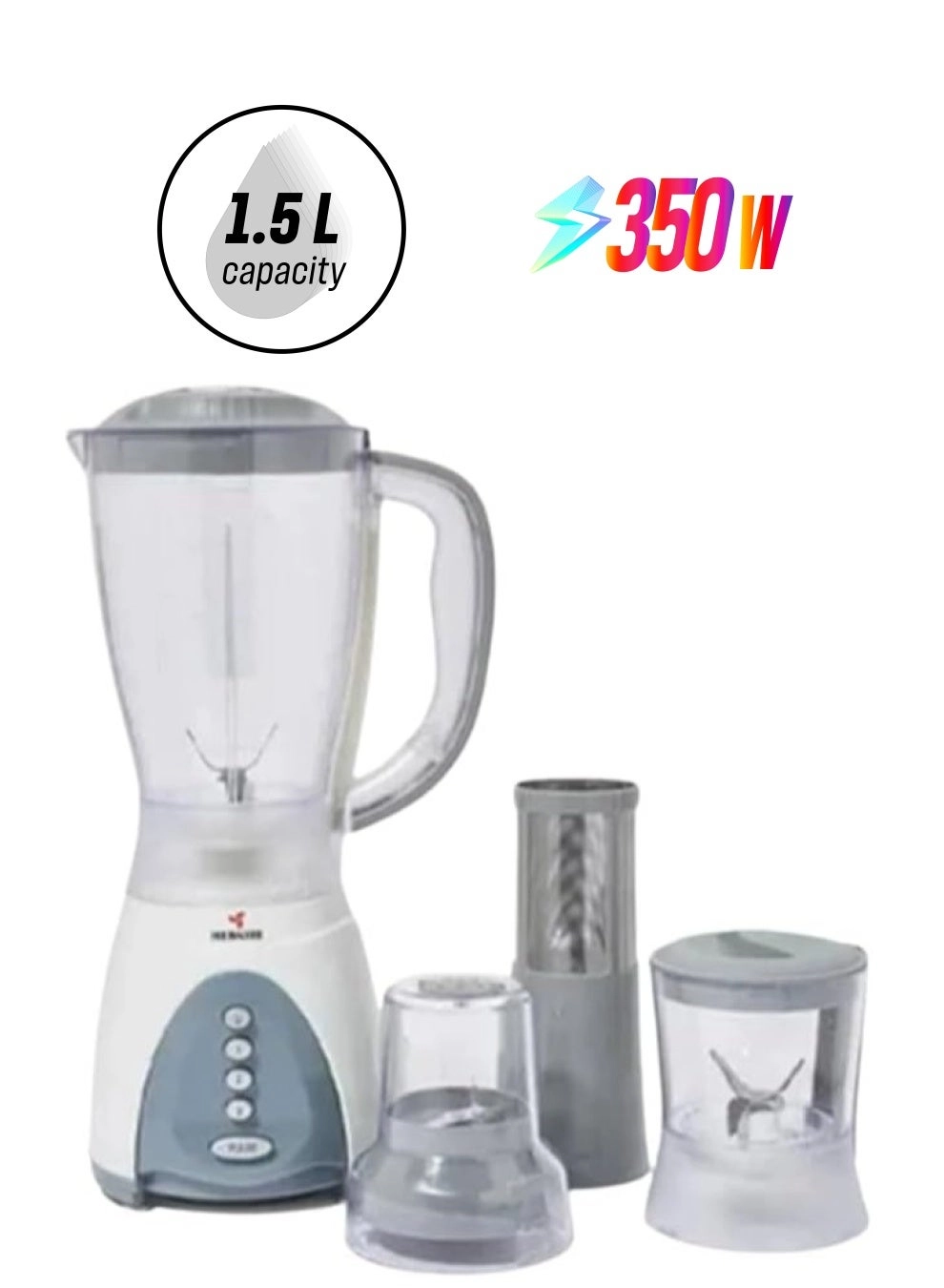ME-BL1001GR - 4-In-1 White/Grey/Clear