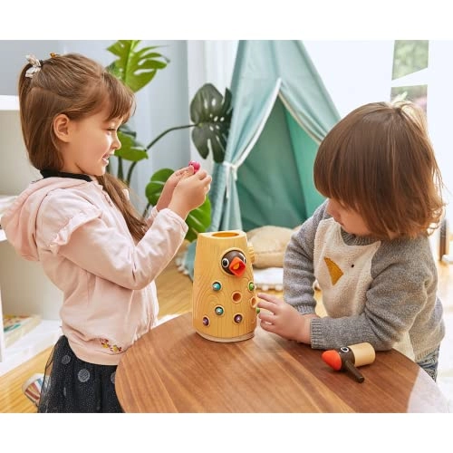 Woodpecker Toy Worms Replacement Set - 24 months - 6 years