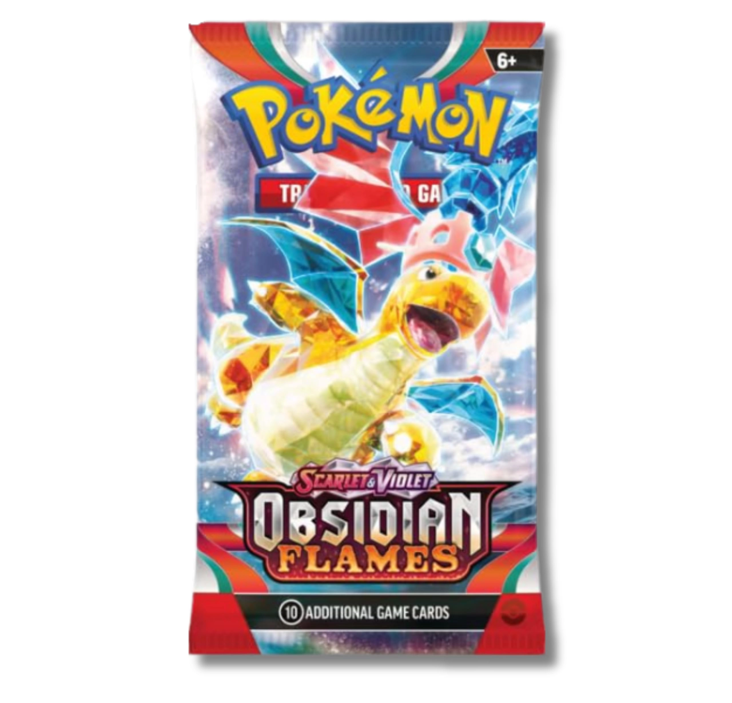 Pokmon Scarlet & Violet Obsidian Flames Booster Pack - 10pcs