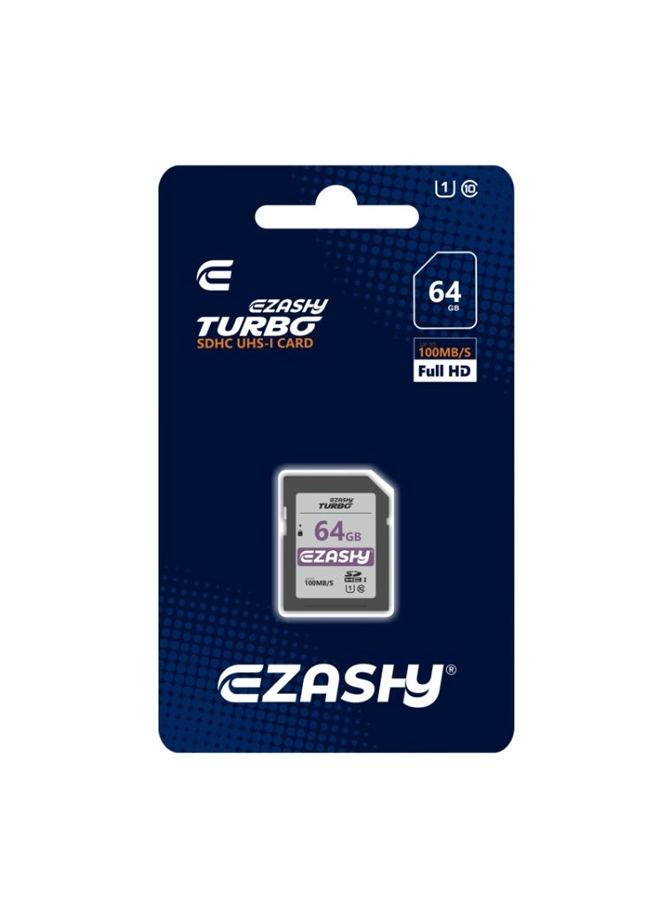 EZASHY Turbo SDHC UHS-I Card - 64GB