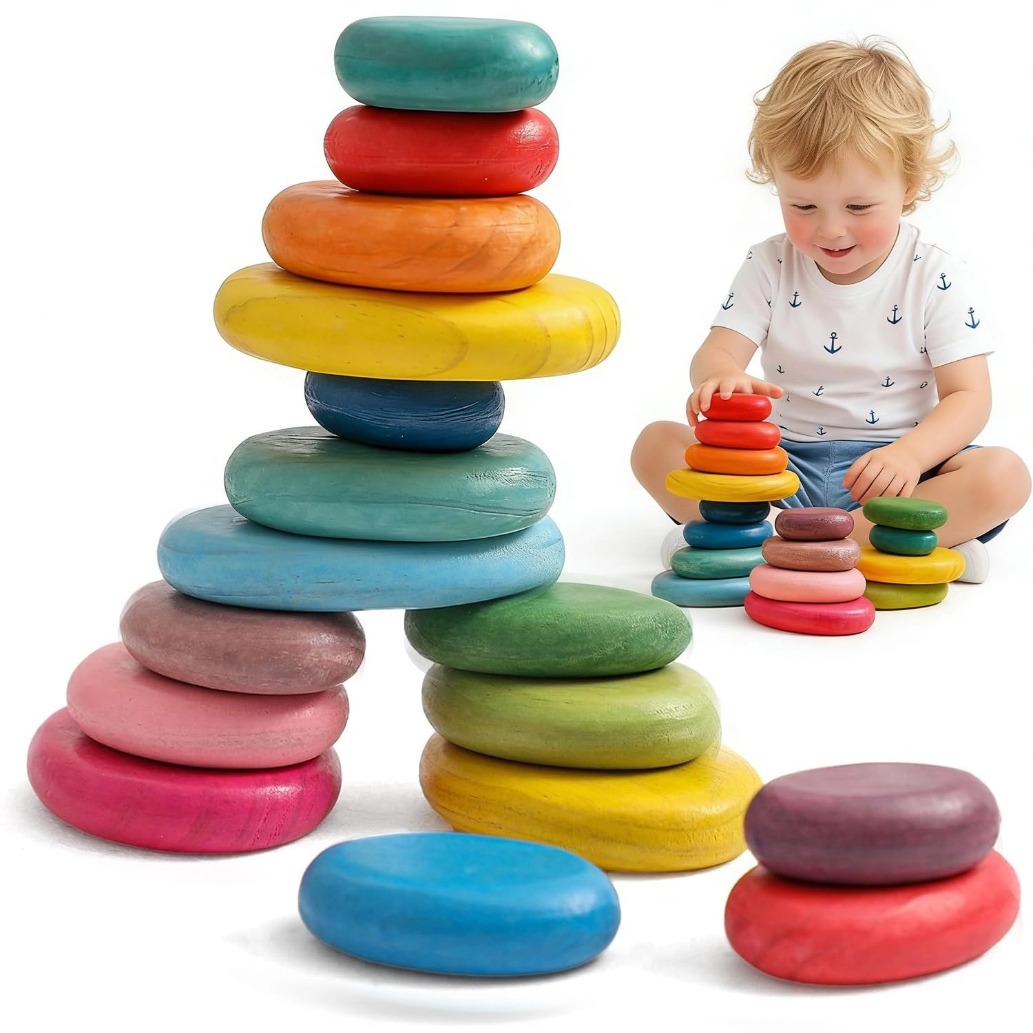 AquaFalcon Stacking Rocks - 16 pcs