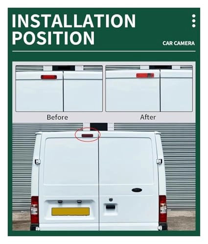 Rear View Parking Camera - Night Vision 1080p/720p