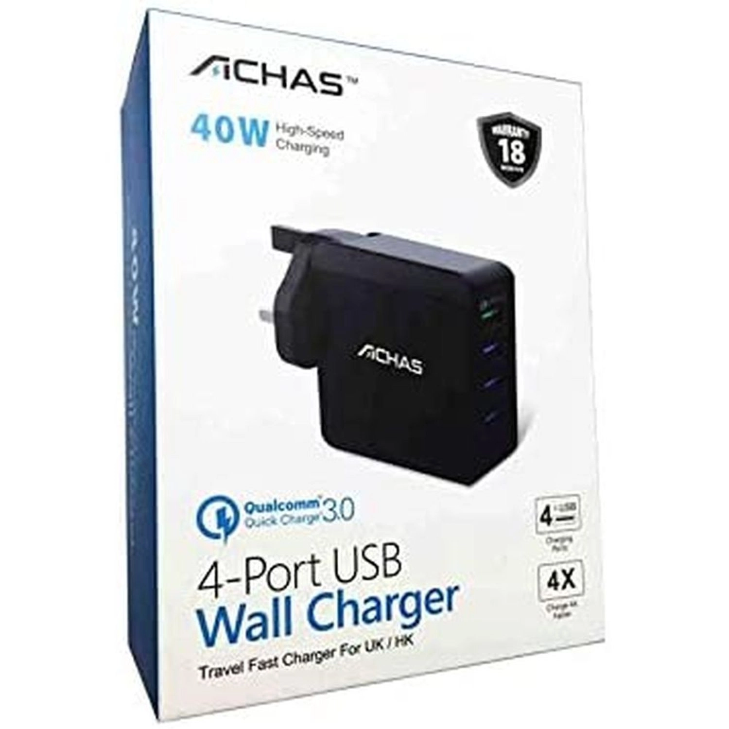 USB Wall Charger - 40 Watts