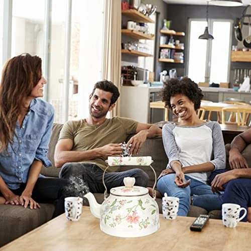 Glass Teapot - Enamel 2.5 Liters