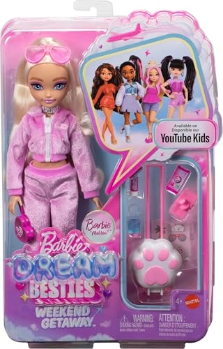 Barbie Dream Besties Malibu Doll - Travel 7 Pieces Ages 4+