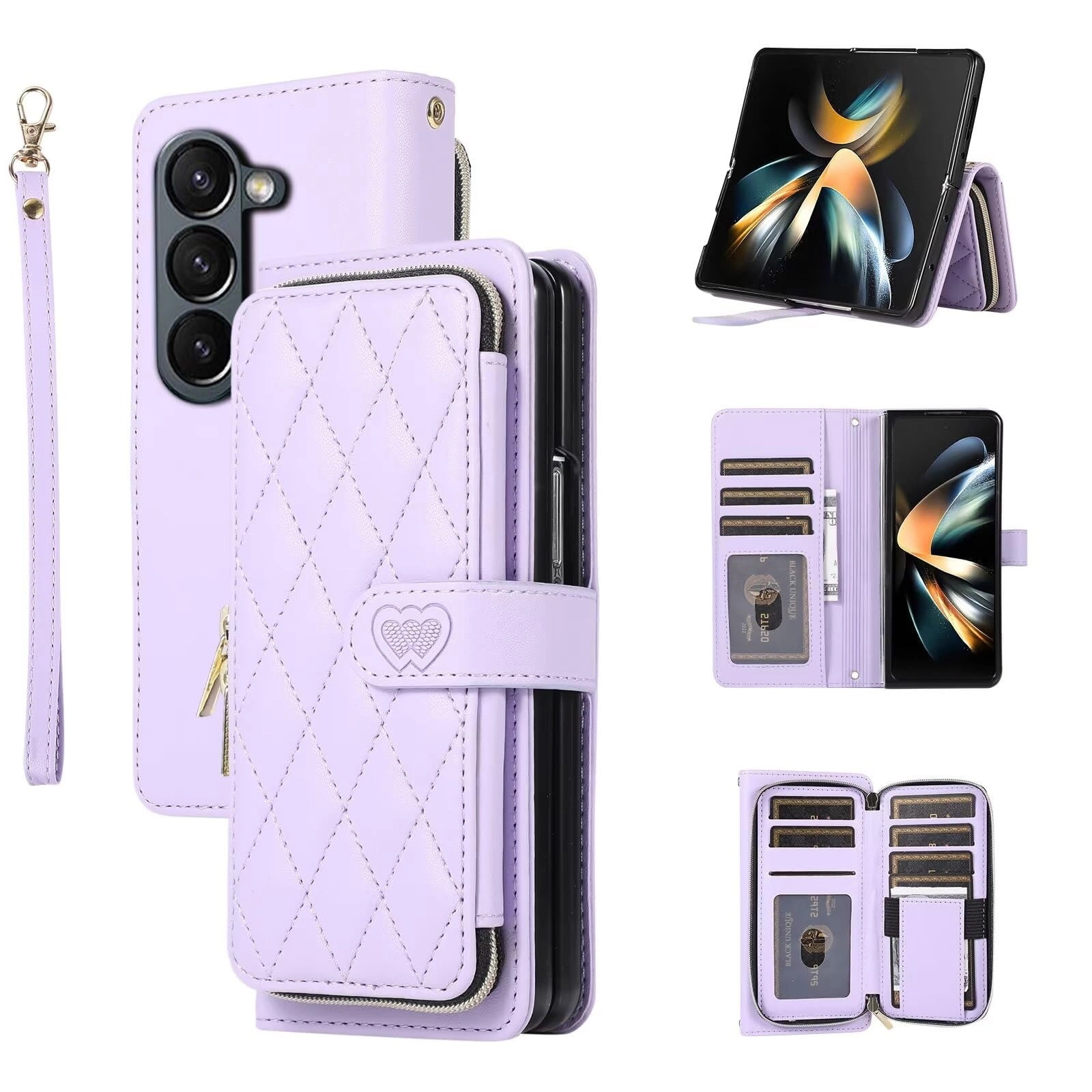 Miagon Case for Samsung Galaxy Z Fold 5