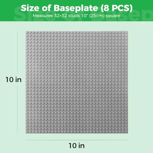 Classic Baseplates - 32x32 studs 12pcs