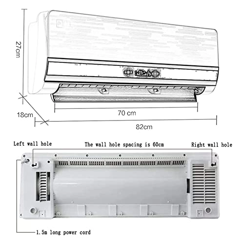 Wall Mounted Air Conditioner - Remote Controlled 3000W