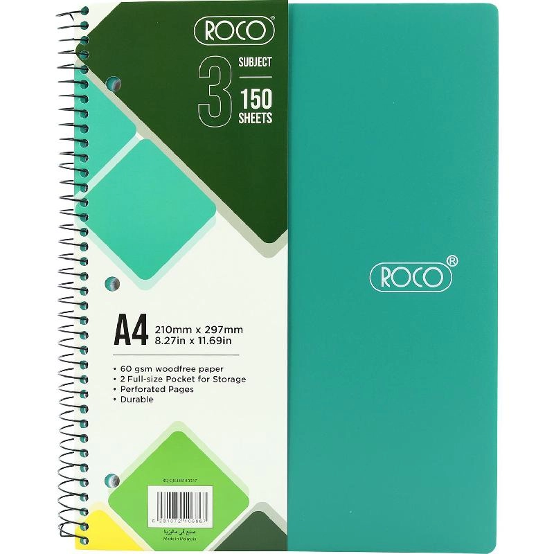 Neon A5 Spiral - Lined 100 Sheets