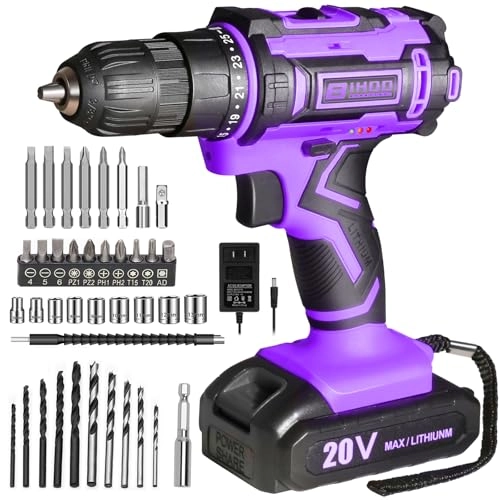 Cordless Drill - 20v 2000mah 25+1 Torque