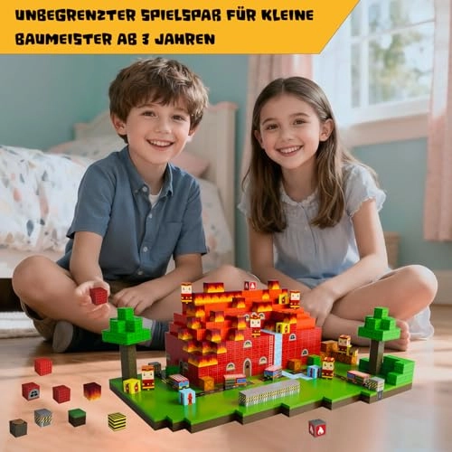 Magnetic Building Blocks - Fire Brigade 150 pcs